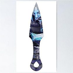 Wraith Cold Sweats in Kunai Apex Legends Heirloom Poster