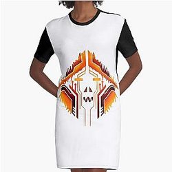 Crypto Apex Legends Graphic T-Shirt Dress
