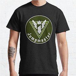 Jumpmaster Badge - Apex Legends Logo Embroidered Patch Style Classic T-Shirt