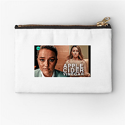 Apple Cider Vinegar Real Life Real Reactions Graphic Apple Cider Vinegar Zipper Pouches