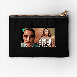 Apple Cider Vinegar Real Life Real Reactions Graphic Apple Cider Vinegar Zipper Pouches