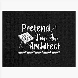 architects student, future architects men s, architects band shirt, dad architect shirt Jigsaw Puzzle RB2611
