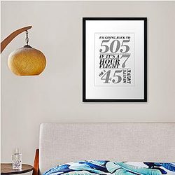 I M Going Back To 505 Framed print Premium Merch Store