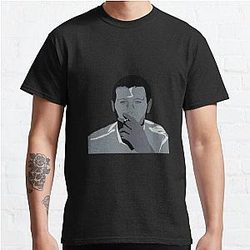 WPSIATWIN, artic monkeys - Alex turner - Stencil Work Classic T-Shirt RB0604 [ID555997]