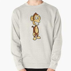 Happy cute monkeys  Pullover Sweatshirt RB0604 [ID555929]