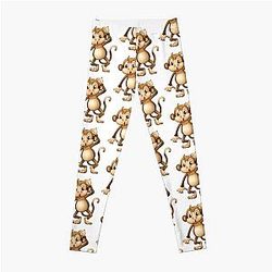 Happy cute monkeys  Leggings RB0604 [ID555688]