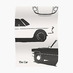 Arctic Monkeys The Car 3 Cars Poster and Sticker Poster RB0604 [ID555598]