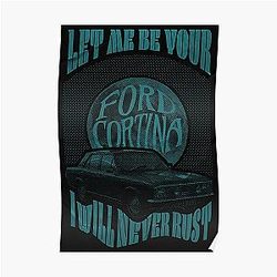 Arctic Monkeys Graphic Design Poster - Ford Cortina Poster RB0604 [ID555591]