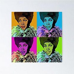 Aretha Franklin POP Poster