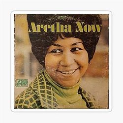 Aretha Franklin Album Photo Sticker