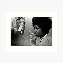 Aretha Franklin Art Print