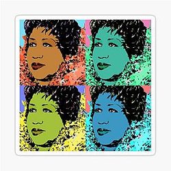 Aretha Franklin POP Sticker