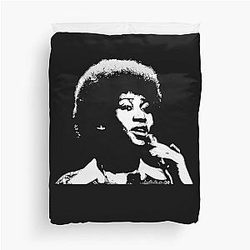 Aretha Franklin Sings Duvet Cover