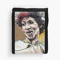 Aretha Franklin Duvet Cover