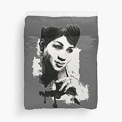 Aretha Franklin Duvet Cover