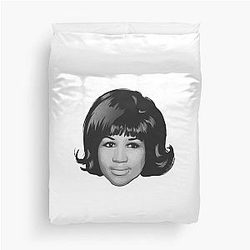 Aretha Franklin Queen of Soul Duvet Cover
