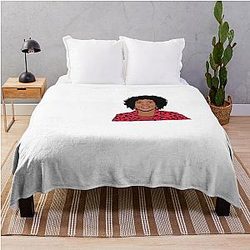 Aretha Franklin Throw Blanket
