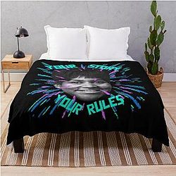 Aretha Franklin Your Rule Throw Blanket