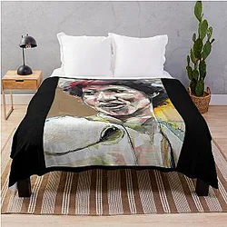 Aretha Franklin Throw Blanket