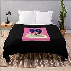 Aretha Franklin Throw Blanket