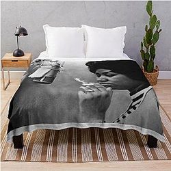 Aretha Franklin Throw Blanket