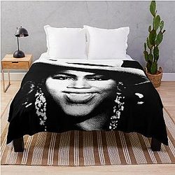 Aretha Franklin Portrait Blanket