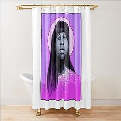 Aretha Franklin Essential Shower Curtain
