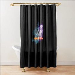 Aretha Franklin Chiffon Top Shower Curtain