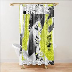 Aretha Franklin Artwork by Iona Art Shower Curtain