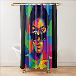 Aretha Franklin Pop Art Shower Curtain
