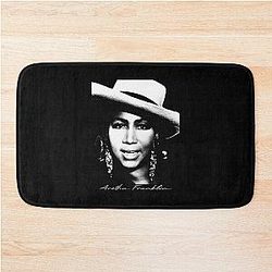 Aretha Franklin Portrait Bathroom Mat