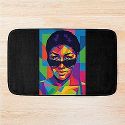 Aretha Franklin Pop Art Bath Mat