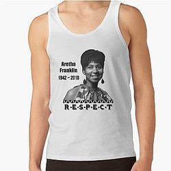 Aretha Franklin - 1942 - 2018 Respect Tank Top