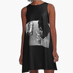 Aretha Franklin Vintage A-Line Dress