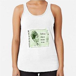Respect Aretha Franklin Racerback Tank