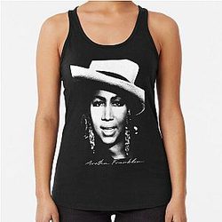 Aretha Franklin Racerback Tank Top
