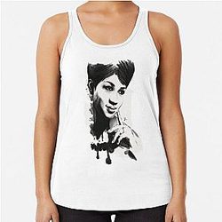 Aretha Franklin Racerback Tank Top