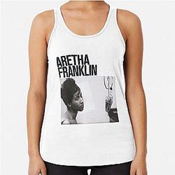 aretha franklin classic Racerback Tank Top