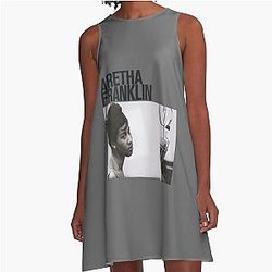 Aretha Franklin Classic A-Line Dress