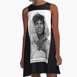 Aretha Franklin Queen of Soul A-Line Dress