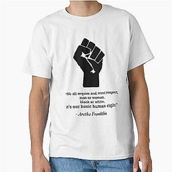 Aretha Franklin Black Lives Matter Classic T-Shirt