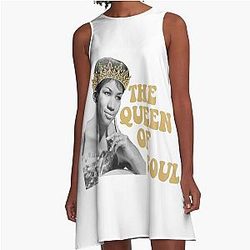 Aretha Franklin A Line Dress