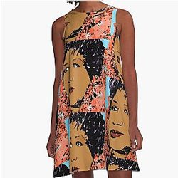 Aretha Franklin POP A-Line Dress