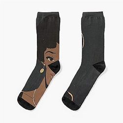 Aretha Franklin Anime Style Socks