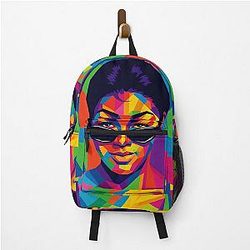 Aretha Franklin Pop Art Backpack