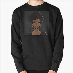 Aretha Franklin Anime Style Pullover Sweatshirt