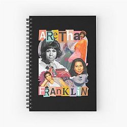 Aretha Franklin - A Natural Woman - Lady Soul Spiral Notebook
