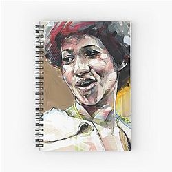 Aretha Franklin Spiral Notebook