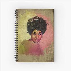 Aretha Franklin Spiral Notebook