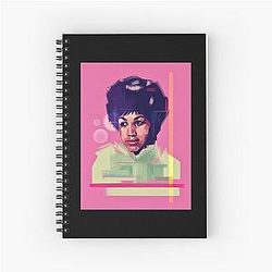 Aretha Franklin Spiral Notebook